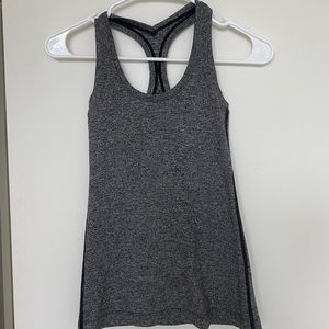 Lululemon grey razor back tank